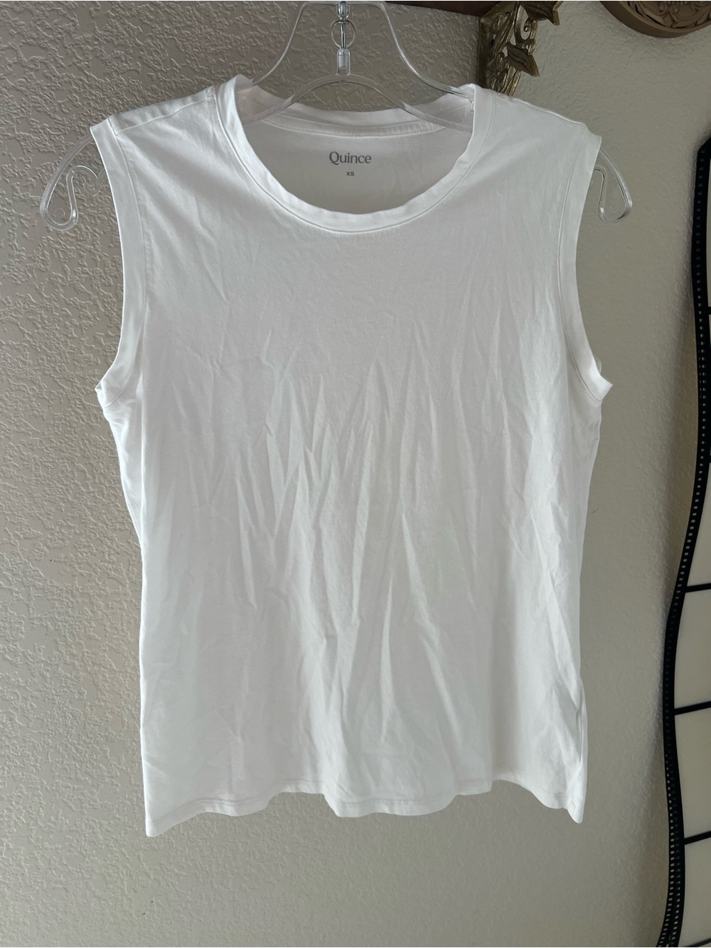 Quince Women's White Sleeveless Modal Muscle Tank